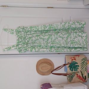 JCrew Gathered Tank Midi Dress